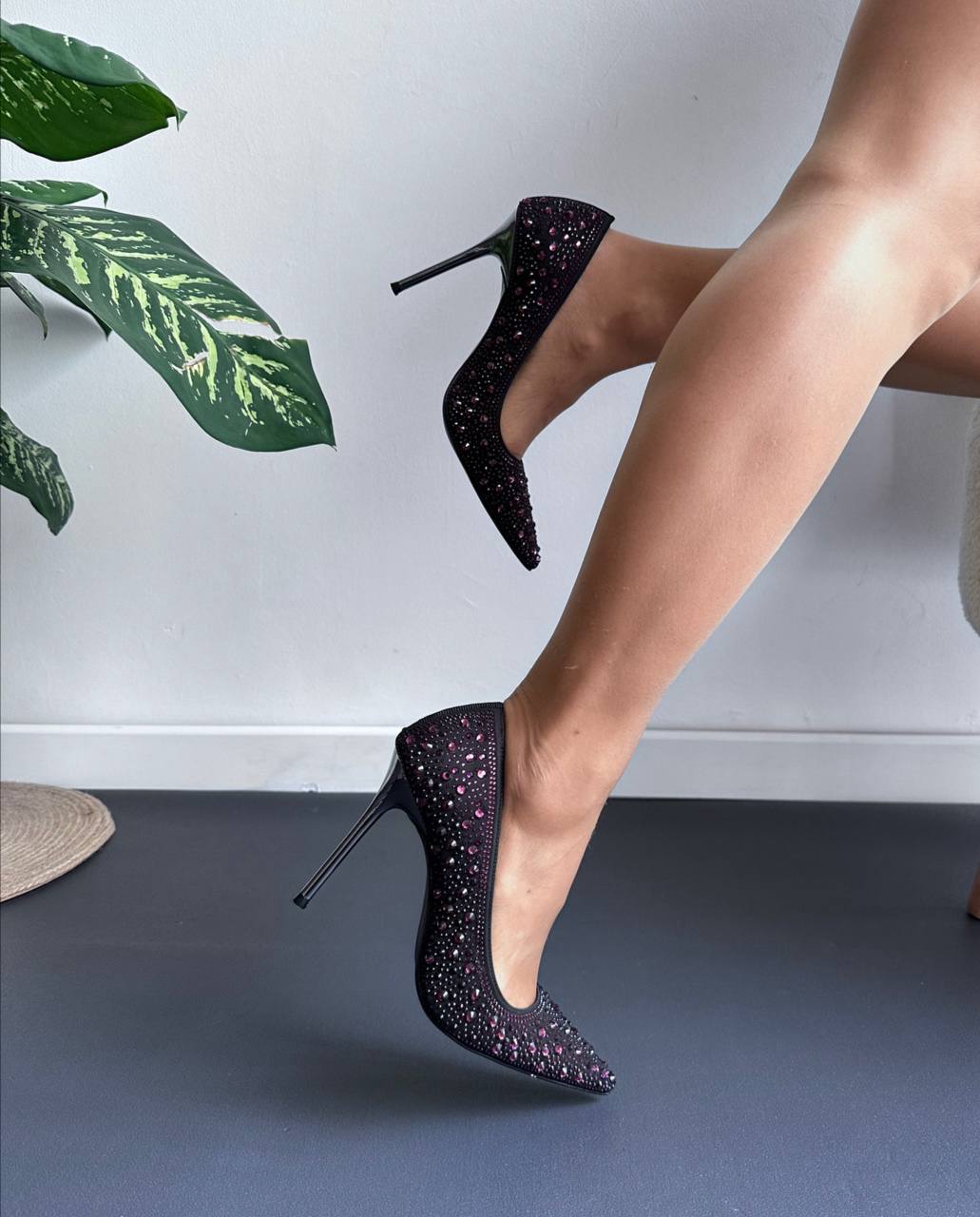 Dark Diva Sparkle Heels